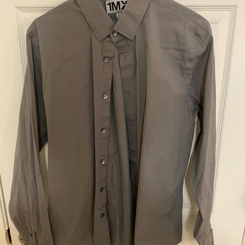 Mens Express Dress Shirt Fitted